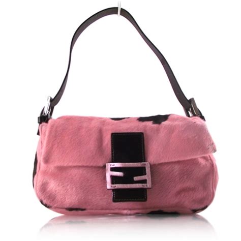 fendi pony hair baguette